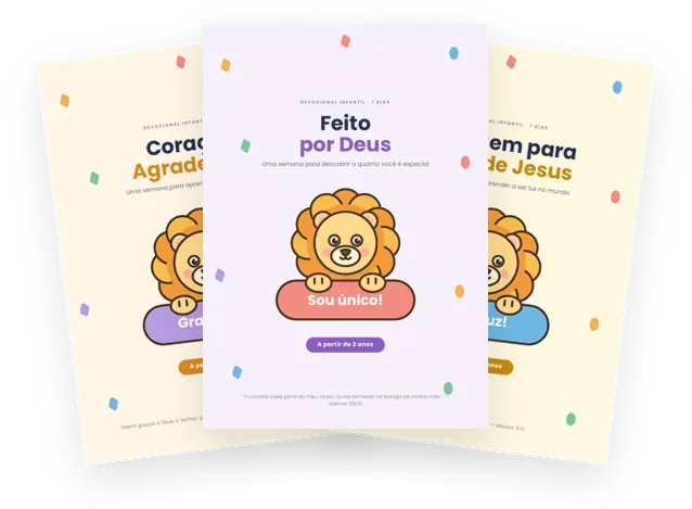 Capas do Kit Fé e Identidade